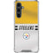 NFL Pittsburgh Steelers White Striped Galaxy S23 FE Clear Case