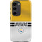 NFL Pittsburgh Steelers White Striped Galaxy S23 Pro Case