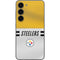 NFL Pittsburgh Steelers White Striped Galaxy S23 Skin