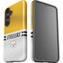 NFL Pittsburgh Steelers White Striped Galaxy S24 Plus Impact Case