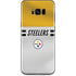 NFL Pittsburgh Steelers White Striped Galaxy S8 Plus Skin