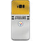 NFL Pittsburgh Steelers White Striped Galaxy S8 Skin