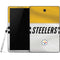 NFL Pittsburgh Steelers White Striped Samsung Galaxy Tab Skin