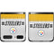NFL Pittsburgh Steelers White Striped Galaxy Z Flip Skin