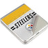 NFL Pittsburgh Steelers White Striped Galaxy Z Flip3 5G Skin
