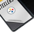 NFL Pittsburgh Steelers White Striped Galaxy Z Fold4 5G Skin