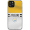 NFL Pittsburgh Steelers White Striped iPhone 11 Pro Clear Case