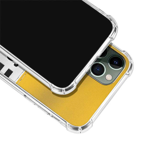 NFL Pittsburgh Steelers White Striped iPhone 11 Pro Max Clear Case