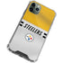 NFL Pittsburgh Steelers White Striped iPhone 11 Pro Max Clear Case