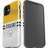 NFL Pittsburgh Steelers White Striped iPhone 12 Impact Case