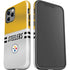 NFL Pittsburgh Steelers White Striped iPhone 12 Pro Impact Case
