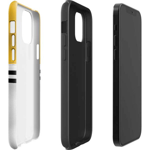 NFL Pittsburgh Steelers White Striped iPhone 12 Pro Max Impact Case