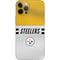 NFL Pittsburgh Steelers White Striped iPhone 12 Pro Skin