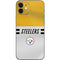 NFL Pittsburgh Steelers White Striped iPhone 12 Skin
