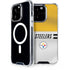 NFL Pittsburgh Steelers White Striped iPhone 15 Pro MagSafe Case