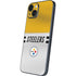 NFL Pittsburgh Steelers White Striped iPhone 14 Skin