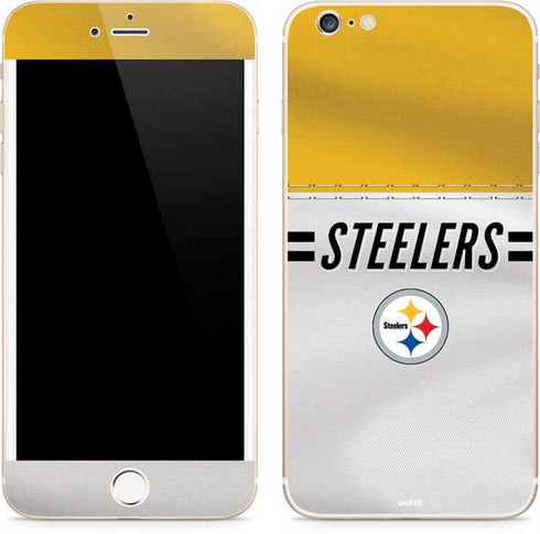 NFL Pittsburgh Steelers White Striped iPhone 6/6s Plus Skin