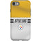 NFL Pittsburgh Steelers White Striped iPhone SE (2nd & 3rd Gen) Pro Case