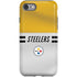 NFL Pittsburgh Steelers White Striped iPhone SE (2nd & 3rd Gen) Pro Case