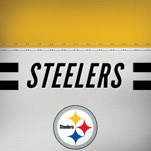 NFL Pittsburgh Steelers White Striped iPhone X Skin