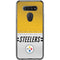 NFL Pittsburgh Steelers White Striped LG K51/Q51 Clear Case