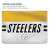 NFL Pittsburgh Steelers White Striped MacBook Pro 16in (2019-20) Case plus Skin
