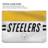 NFL Pittsburgh Steelers White Striped MacBook Pro 16in (2021-25) Case plus Skin