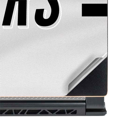 NFL Pittsburgh Steelers White Striped MSI GS65 Stealth Laptop Skin