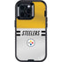 NFL Pittsburgh Steelers White Striped Otterbox Defender iPhone Skin