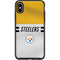NFL Pittsburgh Steelers White Striped Otterbox Symmetry iPhone Skin