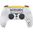 NFL Pittsburgh Steelers White Striped PS5 Controller Skin