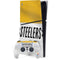 NFL Pittsburgh Steelers White Striped PS5 Slim Digital Edition Bundle Skin