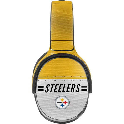 NFL Pittsburgh Steelers White Striped Skullcandy Venue Skin