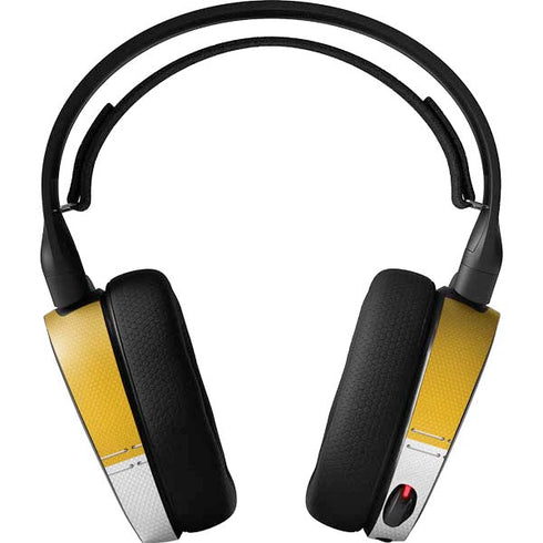 NFL Pittsburgh Steelers White Striped SteelSeries Arctis 5 Skin