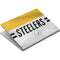 NFL Pittsburgh Steelers White Striped Surface Book Skin