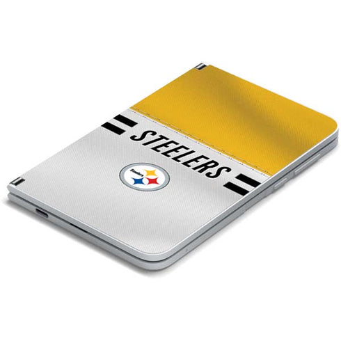 NFL Pittsburgh Steelers White Striped Surface Duo Skin