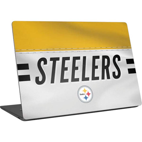 NFL Pittsburgh Steelers White Striped Surface Laptop 4 15in Skin