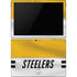 NFL Pittsburgh Steelers White Striped Surface Pro 6 Skin