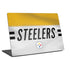 NFL Pittsburgh Steelers White Striped Universal Laptop 13in (10.6 x 7.6in) Skin