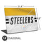 NFL Pittsburgh Steelers White Striped Universal Laptop 14in (11.4 x 8.2in) Skin