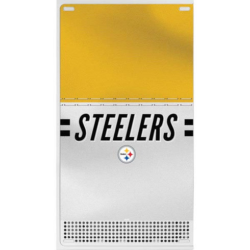 NFL Pittsburgh Steelers White Striped Xbox Series S Bundle Skin