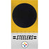 NFL Pittsburgh Steelers White Striped Xbox Series S Console Skin