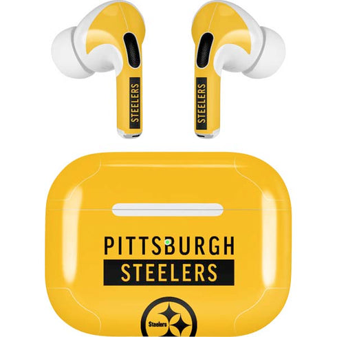 NFL Pittsburgh Steelers Yellow Performance Series AirPods Pro 2nd Gen Skin