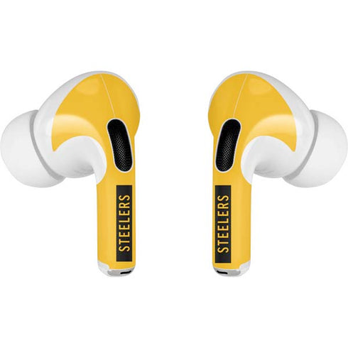 NFL Pittsburgh Steelers Yellow Performance Series AirPods Pro 2nd Gen Skin