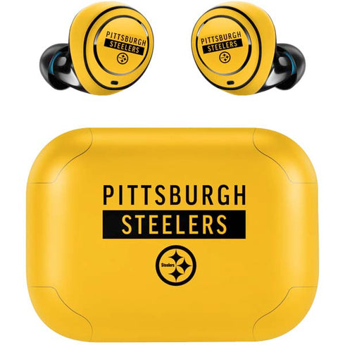NFL Pittsburgh Steelers Yellow Performance Series Amazon Echo Buds Skin