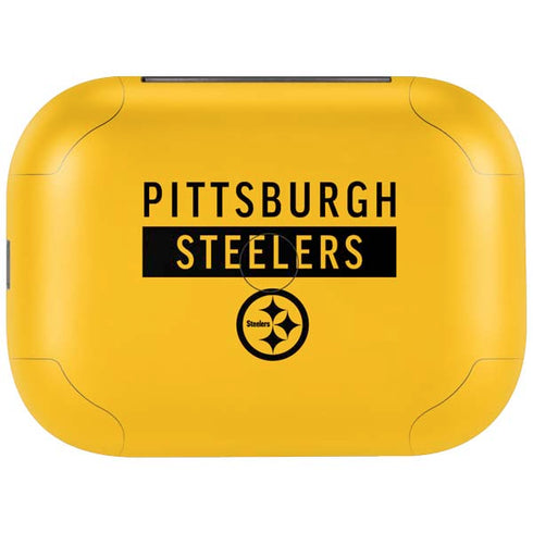 NFL Pittsburgh Steelers Yellow Performance Series Amazon Echo Buds Skin
