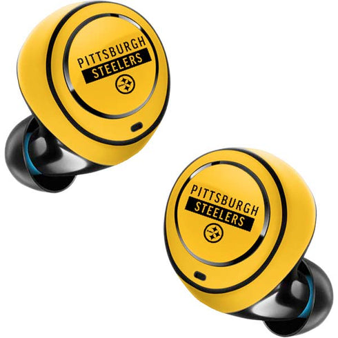 NFL Pittsburgh Steelers Yellow Performance Series Amazon Echo Buds Skin