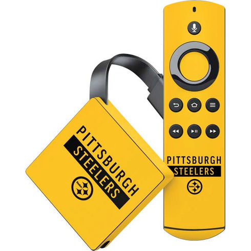 NFL Pittsburgh Steelers Yellow Performance Series Amazon Fire TV Skin