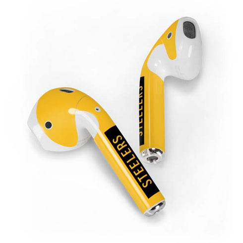 NFL Pittsburgh Steelers Yellow Performance Series Apple AirPods 2 Skin