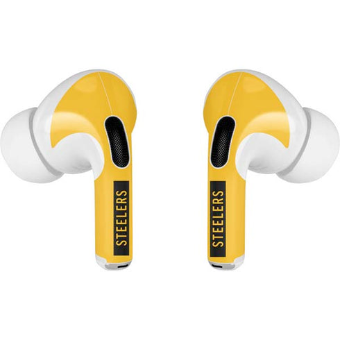 NFL Pittsburgh Steelers Yellow Performance Series Apple AirPods Pro Skin